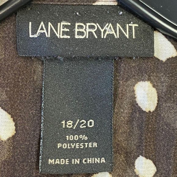 LANE BRYANT Crushed Sheer Brown Top - Picture 4 of 5